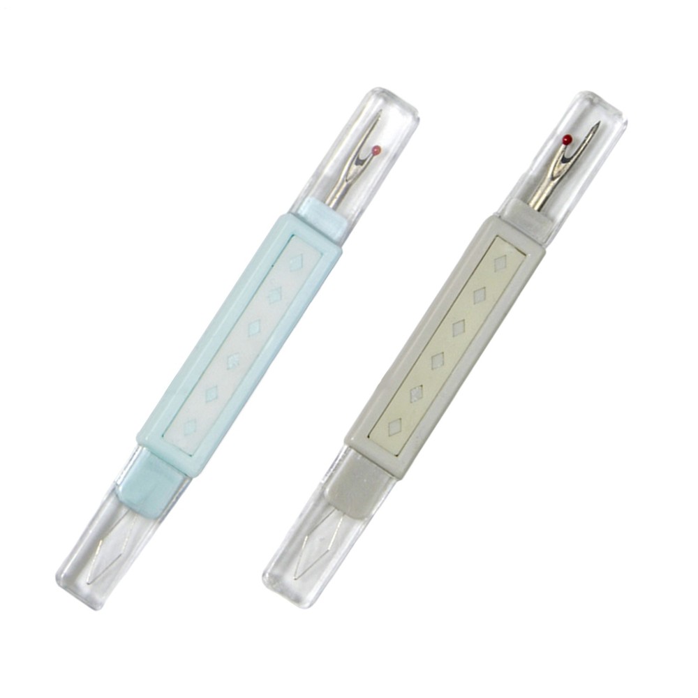 Elderly-Friendly Automatic 2-in-1 Sewing Needle Threader with Guide Tool