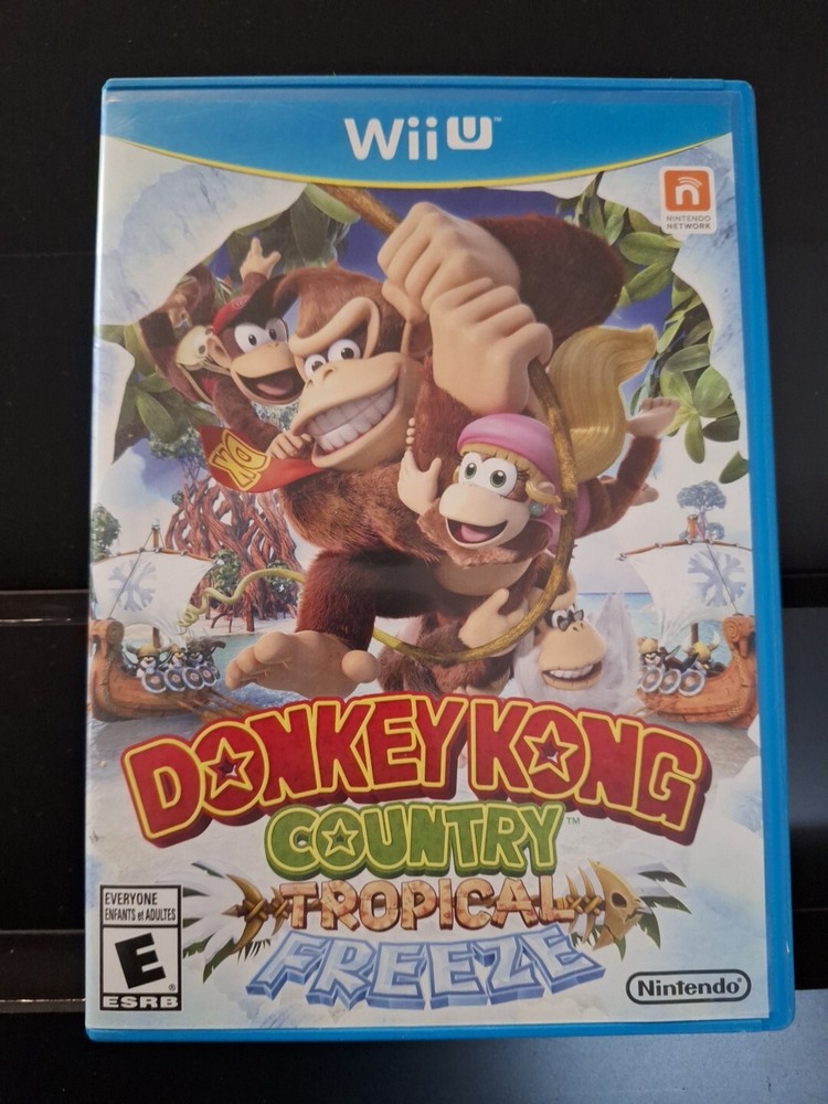 Donkey Kong Country: Tropical Freeze (Nintendo Wii U) Complete With Manual