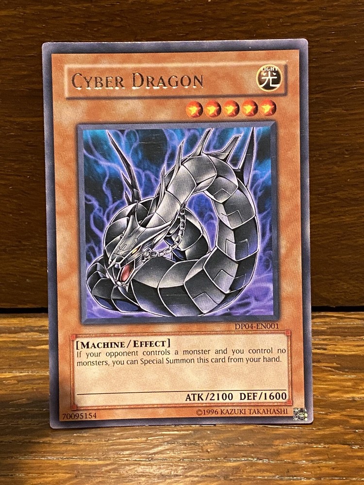 Cyber Dragon DP04-EN001 Rare Mint Condition Trading Card-image