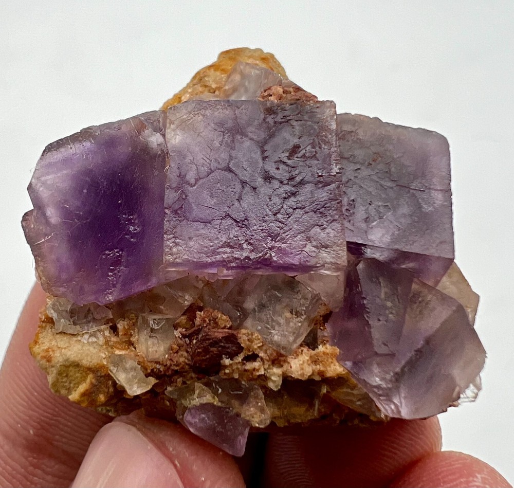 17g Natural Deep Purple Fluorite Specimen from Pakistan