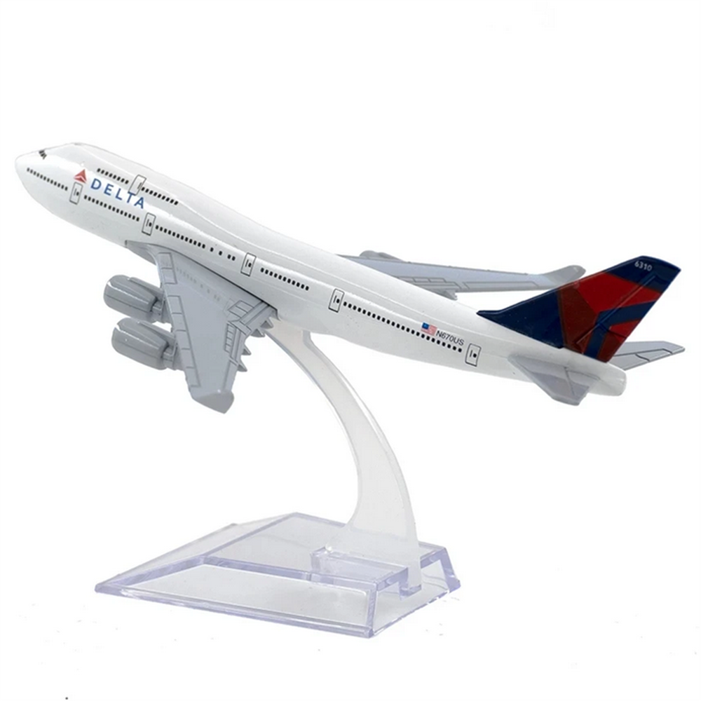1/400 16cm Delta B747 Alloy Plane Airplane Model Diecast Plane Collection Gift