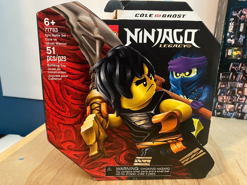 Lego Ninjago 71733 Cole vs Ghost Warrior Epic Battle Retired Sealed Set