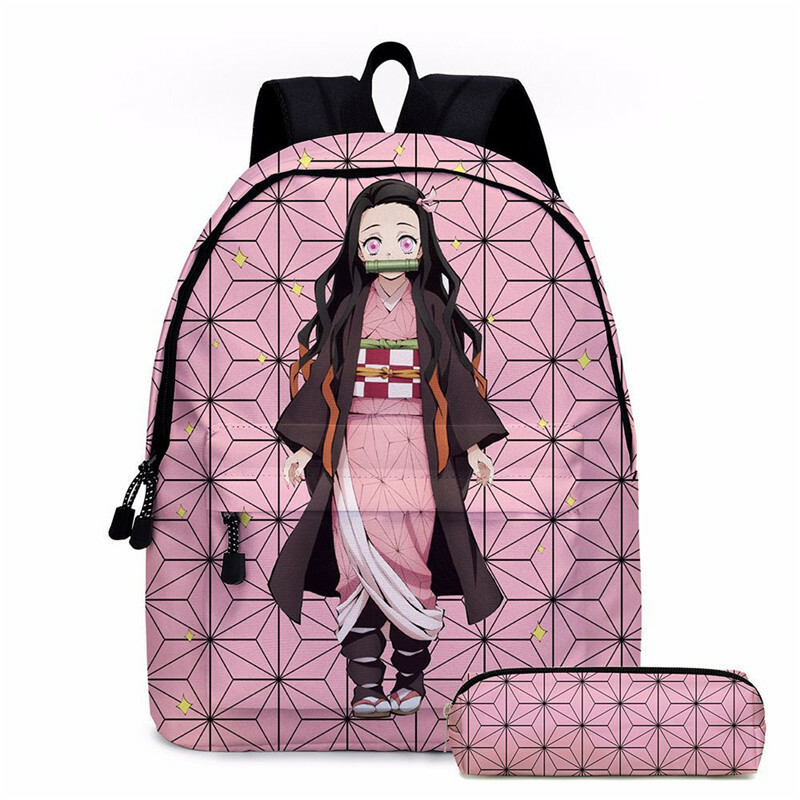 Demon Slayer Student Schoolbag Backpack Kamado Nezuko Package Unise Anime Gift