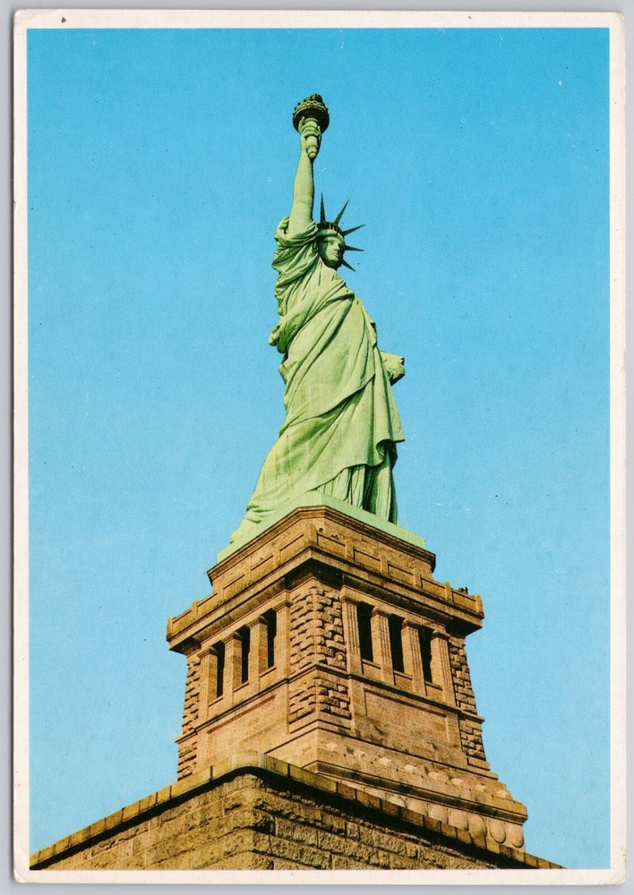 Statue of Liberty New York City Vintage Postcard
