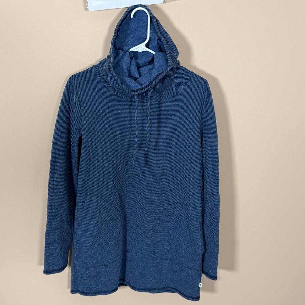 Toad & Co. Blue Pullover Hoodie Hoody Women's Size Medium M