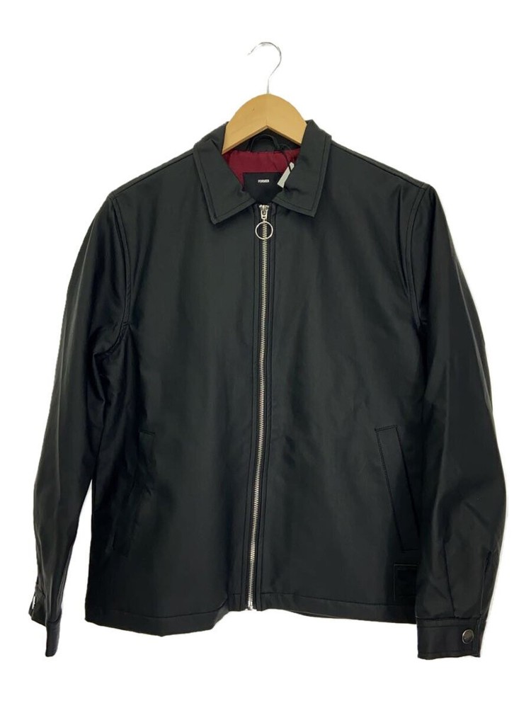 Former Leather Jacket Blouson S Leather Blk Fjk-23420