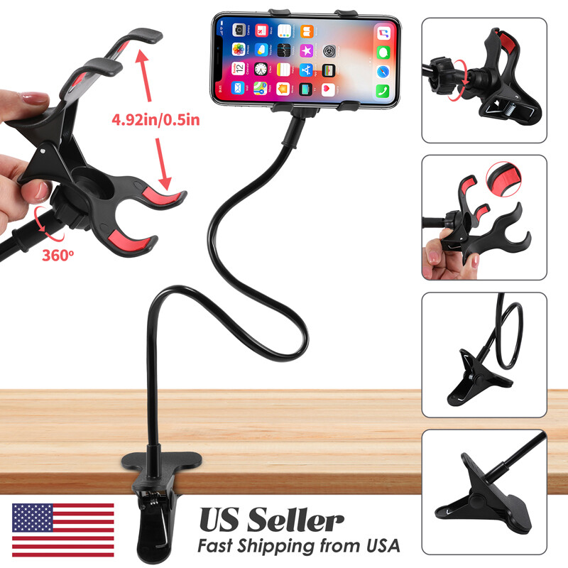 Flexible Lazy Bracket Mobile Phone Stand Holder Bed Desktop For iPhone Samsung