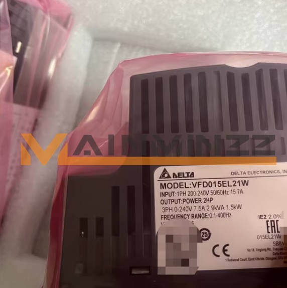 1PC DELTA VFD015EL21W 1.5KW 220V Inverter Frequency converter New