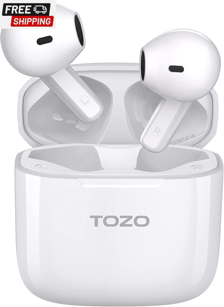 A3 Upgraded Wireless Earbuds Bluetooth 5.3 Half In-Ear Lightweight Headsets with