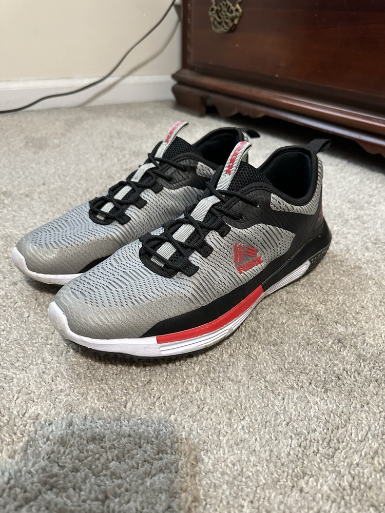 RBX Men's Grey Knit Athletic Running Shoes Size 11 Pre-Owned