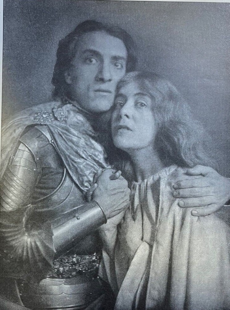 1910 Vintage Magazine Illustration Pedro De Cordova & Edith Wynne Matthison