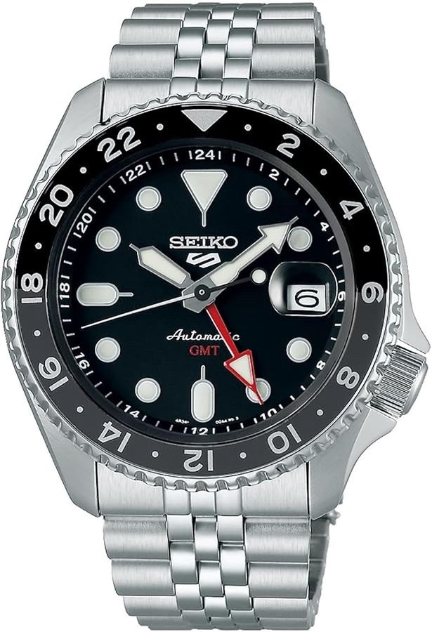 Seiko 5 Sports GMT Black Watch Automatic Full Set- SSK001