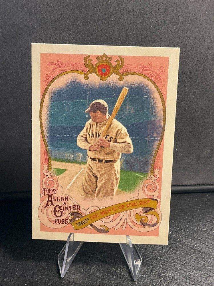 2025 Topps Allen & Ginter Sweet Victory SV-40 Babe Ruth, New York Yankees