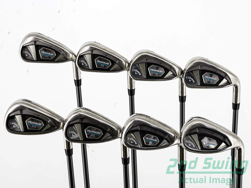 Callaway Rogue X Iron Set 4-GW Graphite Regular Right 38.5 Inches