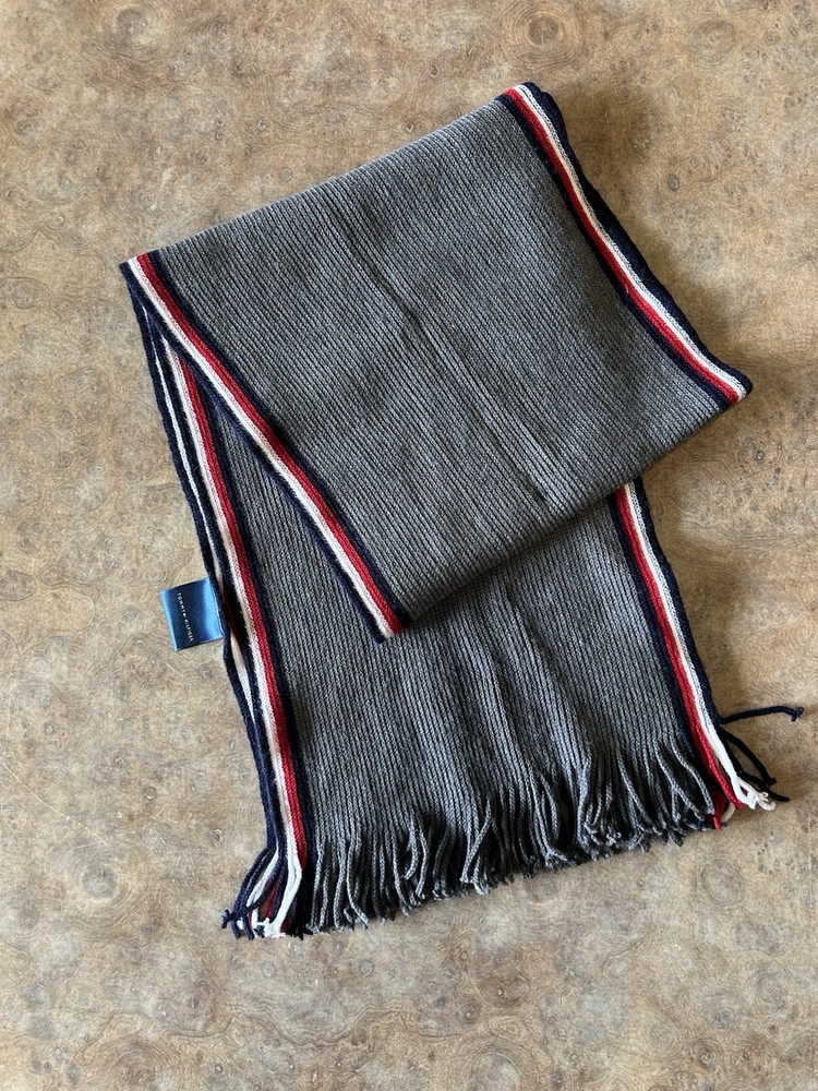 Tommy Hilfiger Classic Striped Winter Scarf for Men and Women