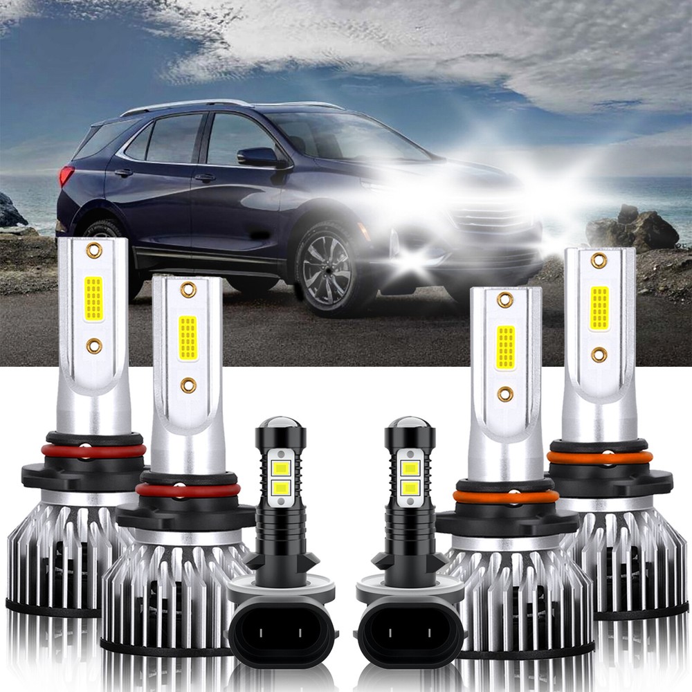 6x LED Headlight High Low Beam+Fog Light For Chevrolet Avalanche 2500 2006-2006