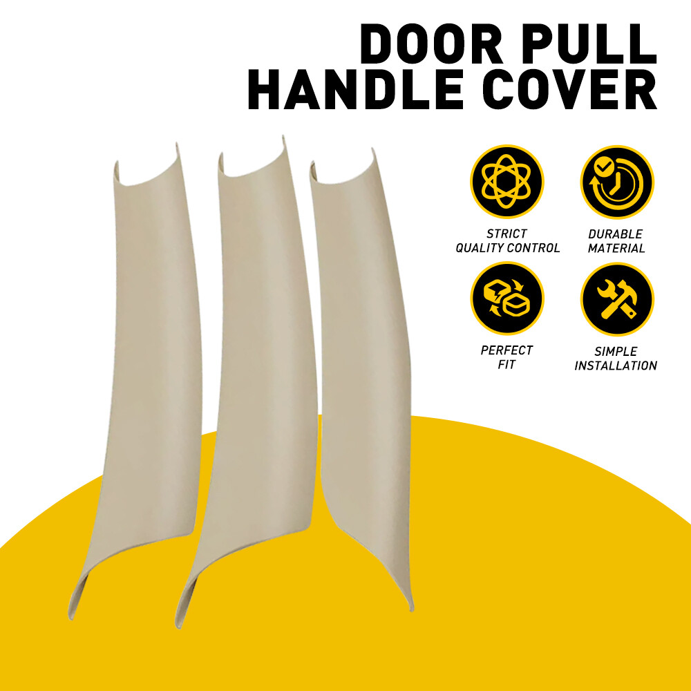 3PCS Interior Door Handle Panel Pull Cover Trim For BMW X5 X6 E70 E71 E72 08-14