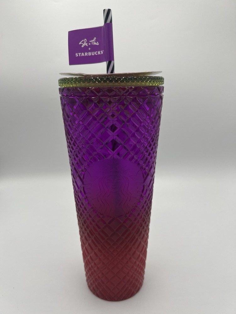 NWT Starbucks SHE x THIS Shae Anthony Spring 2024 Jewel Ombre Tumbler Venti