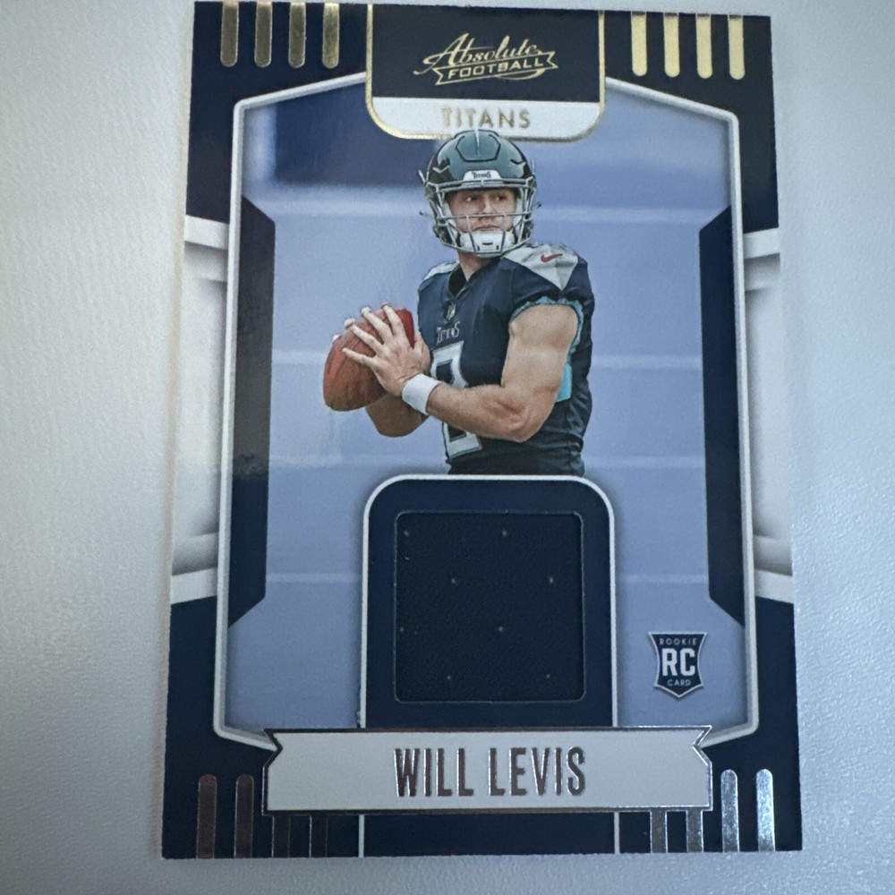 Will Levis 2023 panini patch rookie card