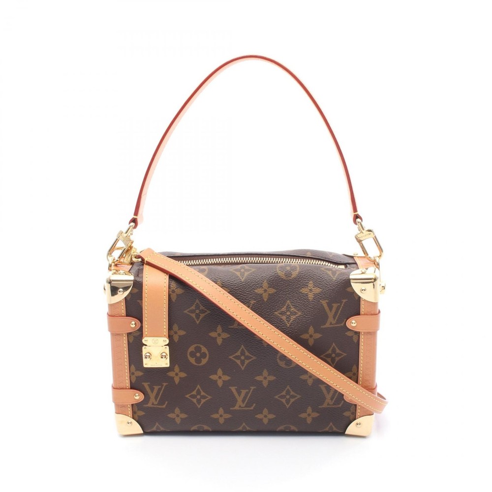 LOUIS VUITTON Side trunk MM Shoulder Handbag M46358 Monogram canvas Used Women