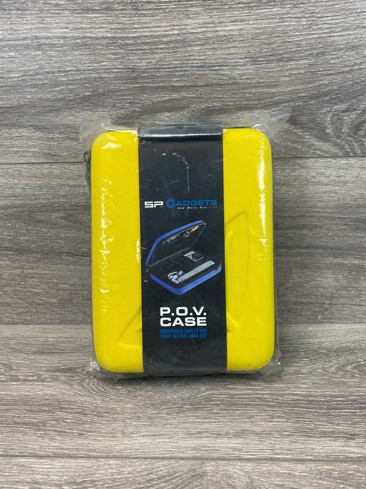 SP Gadgets POV Go Pro Camera Yellow Camcorder Case New Factory Sealed