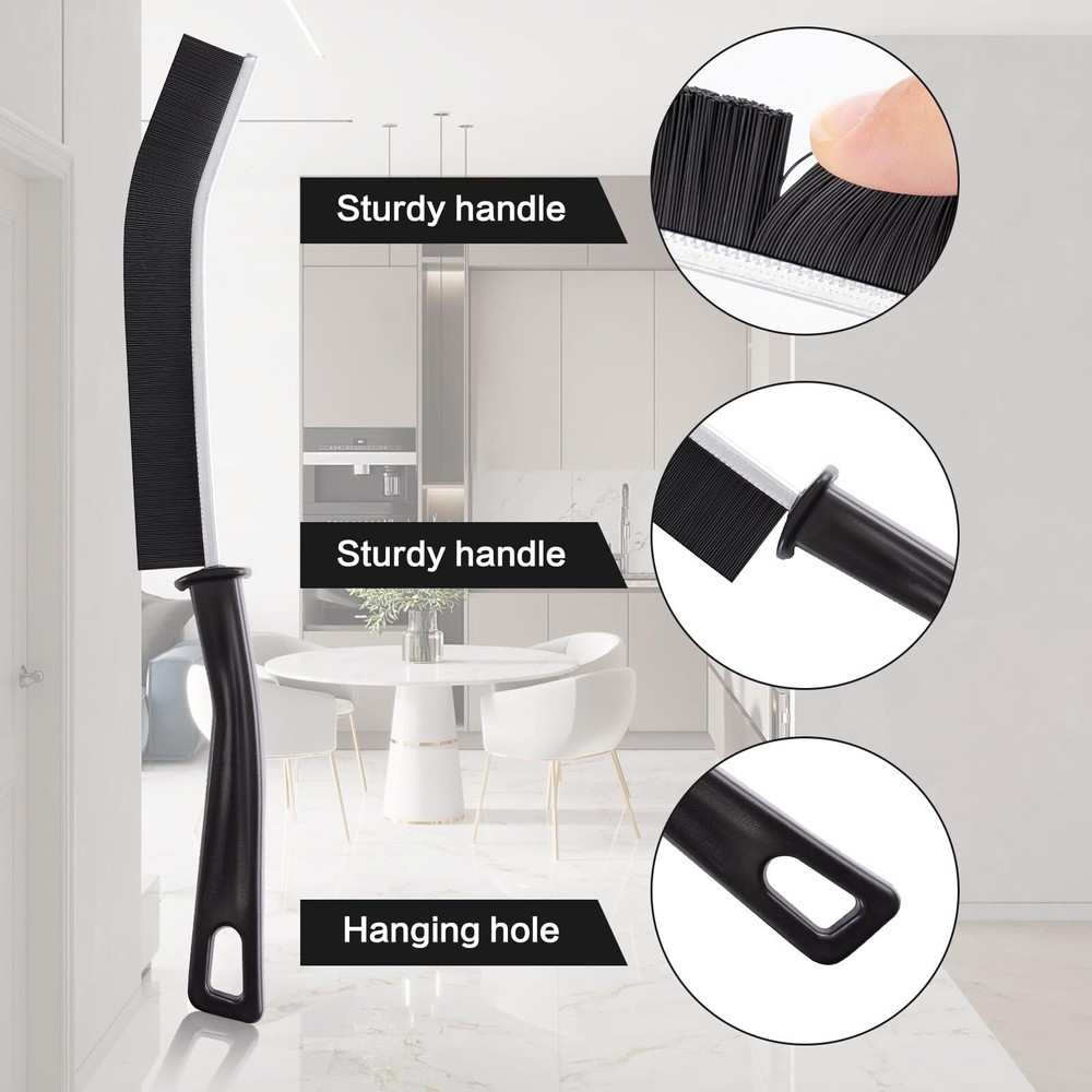 3Pack Gap Cleaning Scrub Brush,Multifunctional Hard Bristle Crevice Cleaning