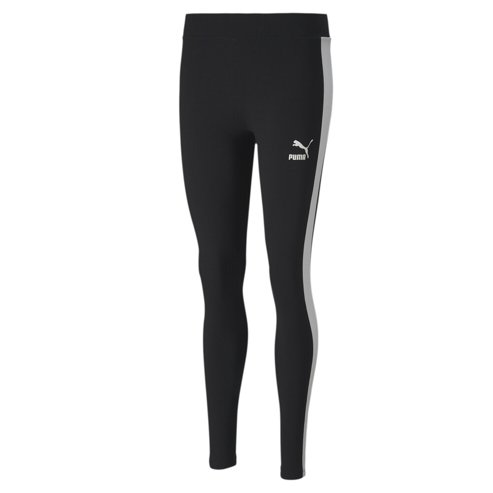 Puma Classics Logo T7 Leggings Womens Size L  Athletic Casual 575075-01