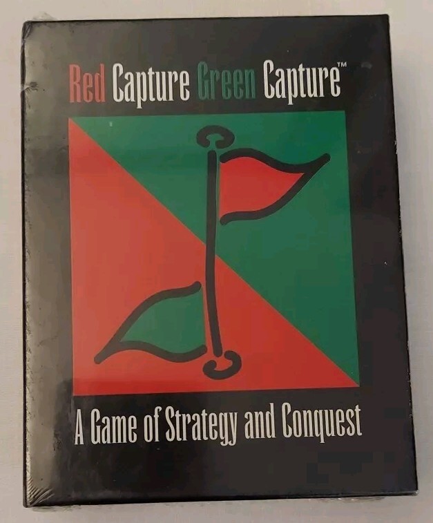 1999 Fair and Square Games Red Capture Green Capture Strategy Card Game New