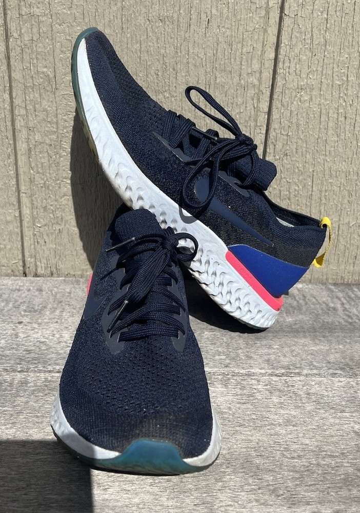 Nike Epic React Flyknit College Navy 2018 - AQ0070-400 Shoes Women Size 7.5