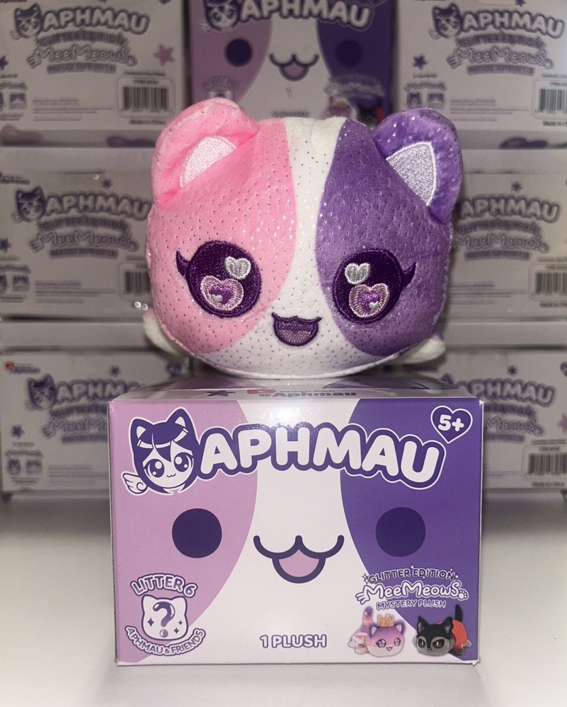 Aphmau MeeMeows Glitter Edition APHMAU CAT Mystery Plush