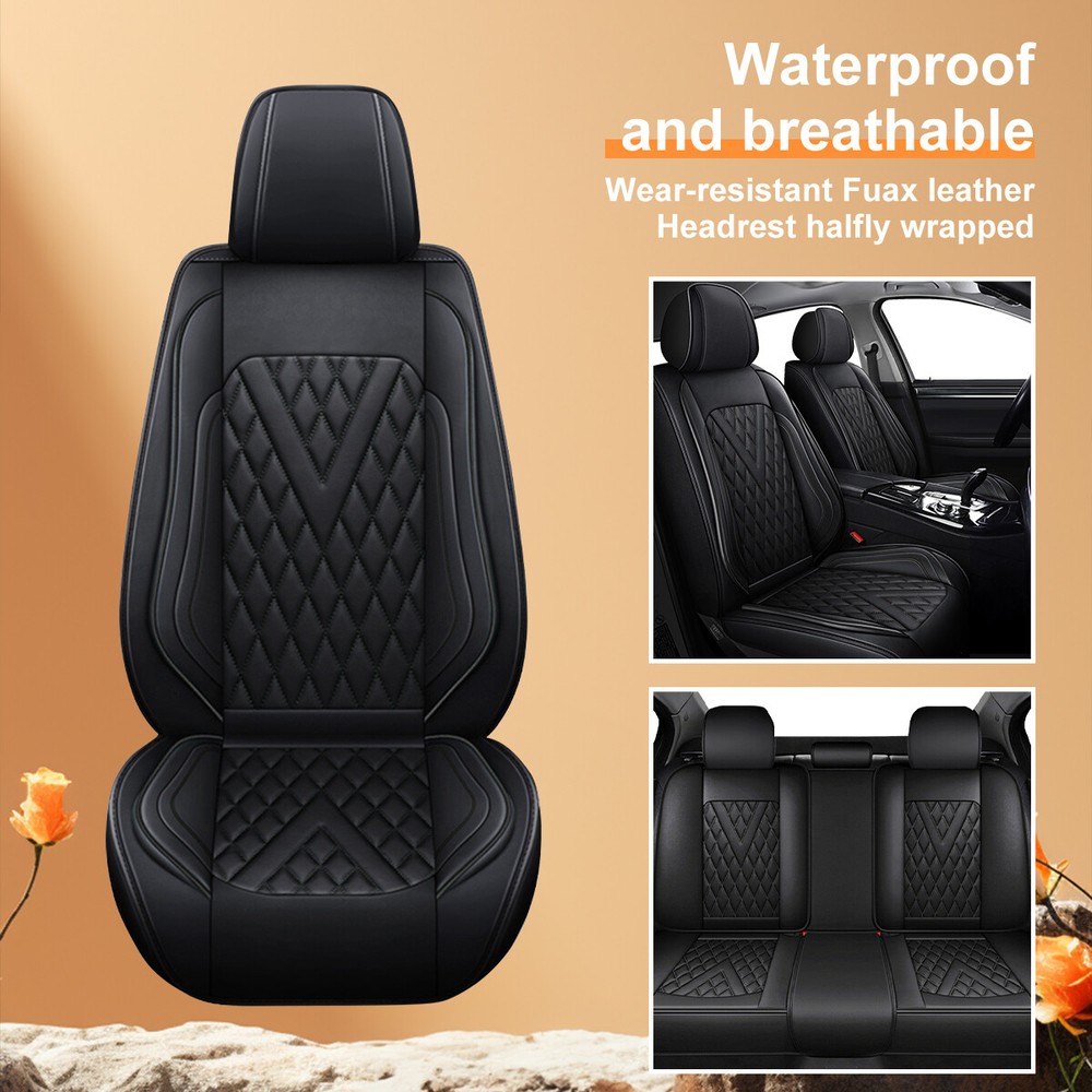 Full Set Seat Covers Car Chair Cushion Pu Leather For Subaru Impreza 2012-2024