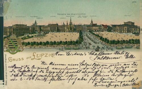 Ansichtskarte Leipzig Litho 1905  (Nr.9250)