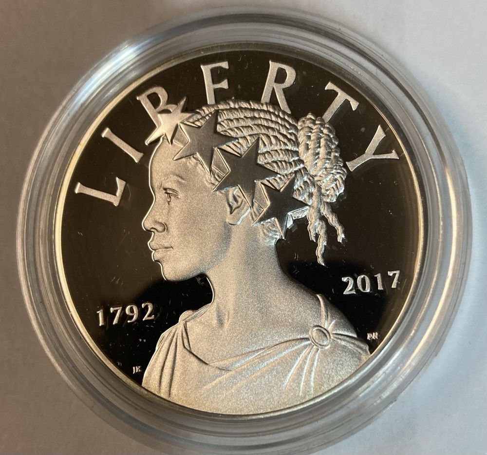 2017 S American Liberty PROOF 1OZ SILVER MEDAL 225TH ANNIVERSARY Pulled From Set