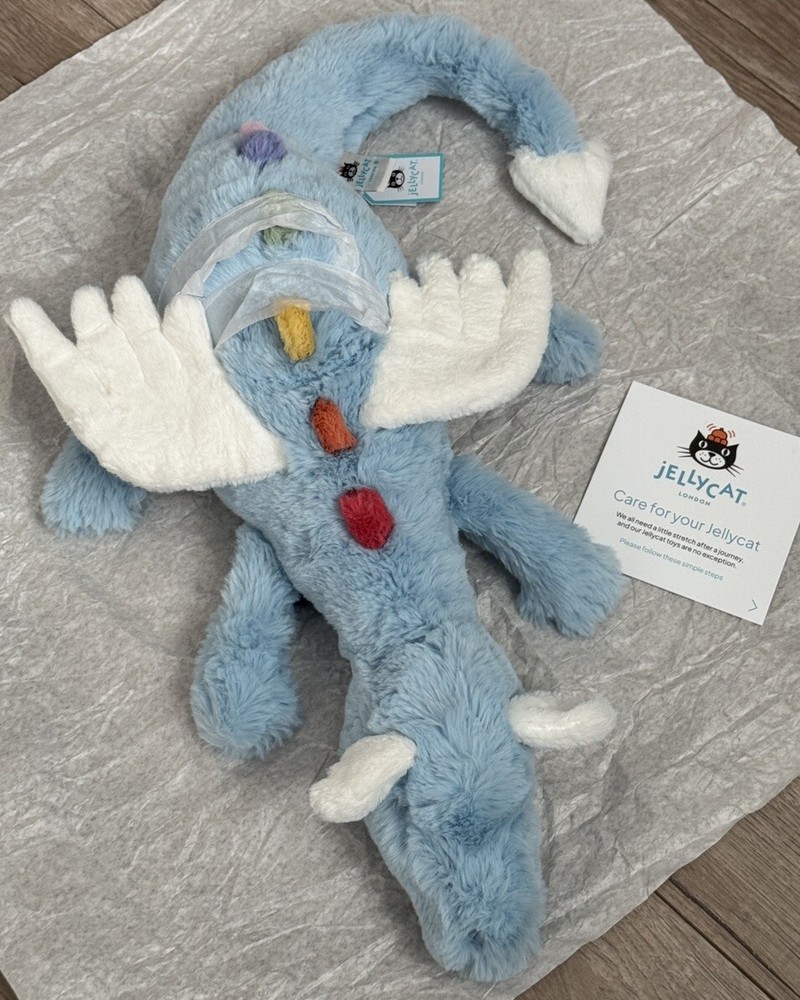 Authentic ❗️Jellycat Large Sky Dragon NWT New Plush Toy US Fast Shipping HTF