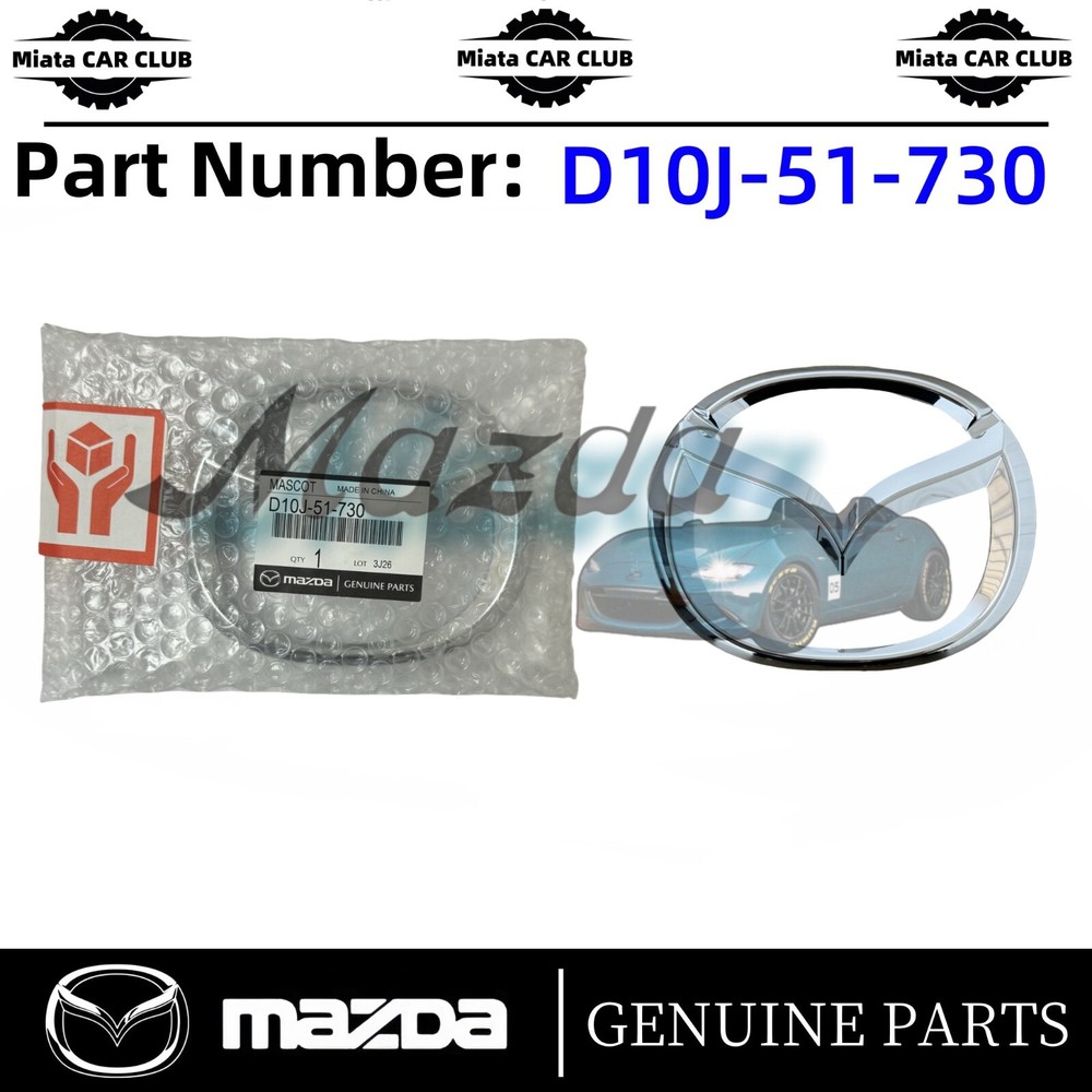 2017-2019 Mazda3 CX-3 OEM Genuine Front Grille Emblem D10J-51-730