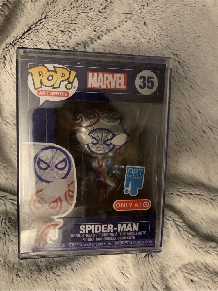 Funko POP! Art Series: Spider-man Bobble-Head Funko #35 Marvel's Spiderman NIB