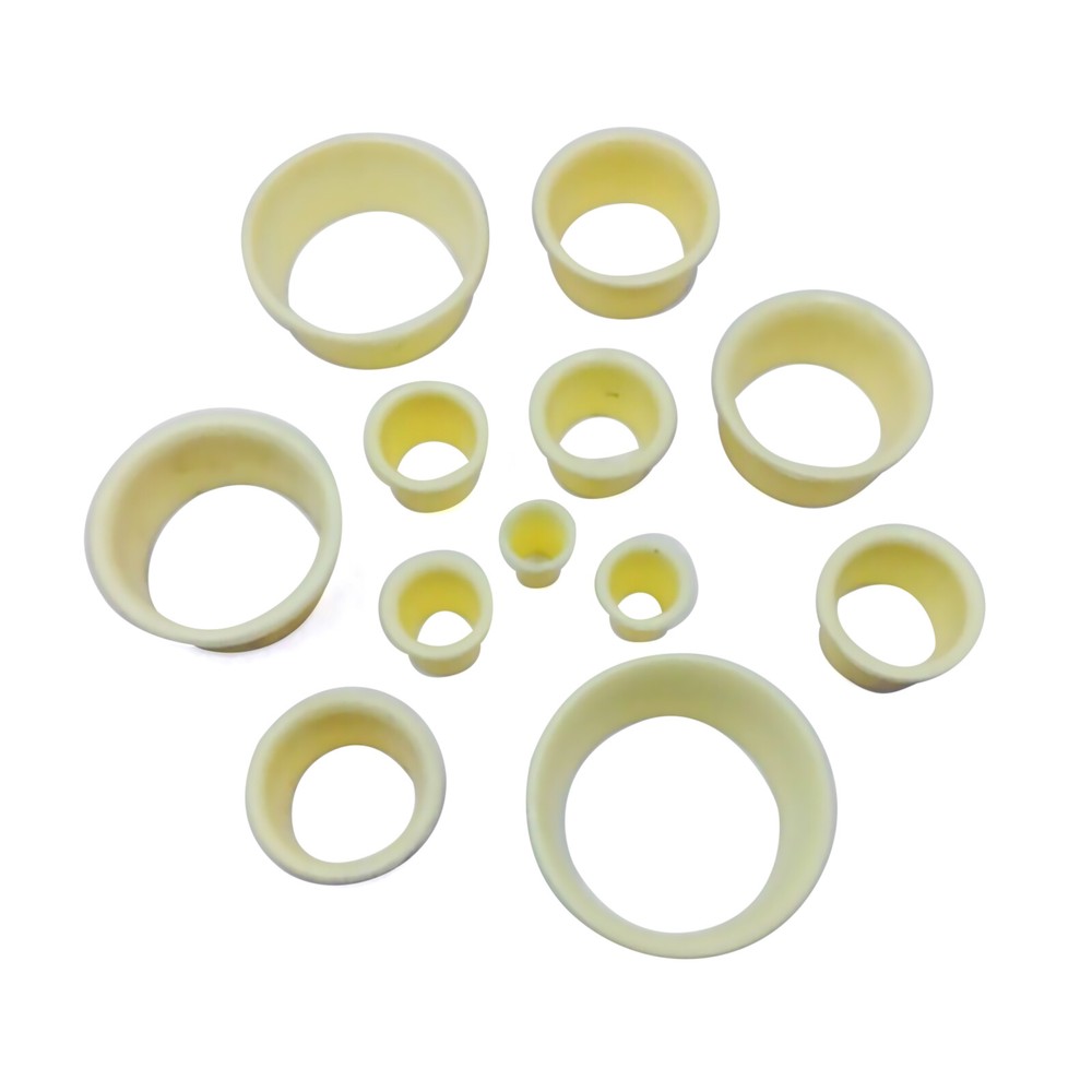 12-Piece Plastic Stackable Watch Repair Cup Set for Movement Adjustment and Holding