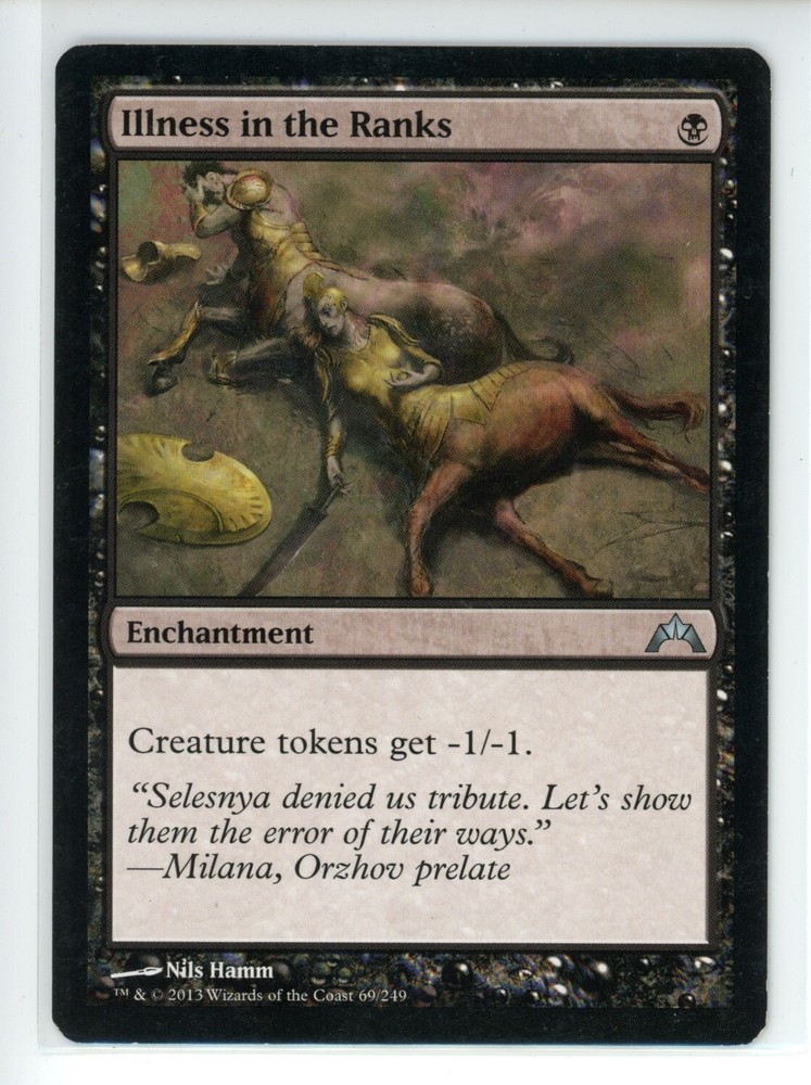 ILLNESS IN THE RANKS Gatecrash #69 GTC(LP)(MTG)