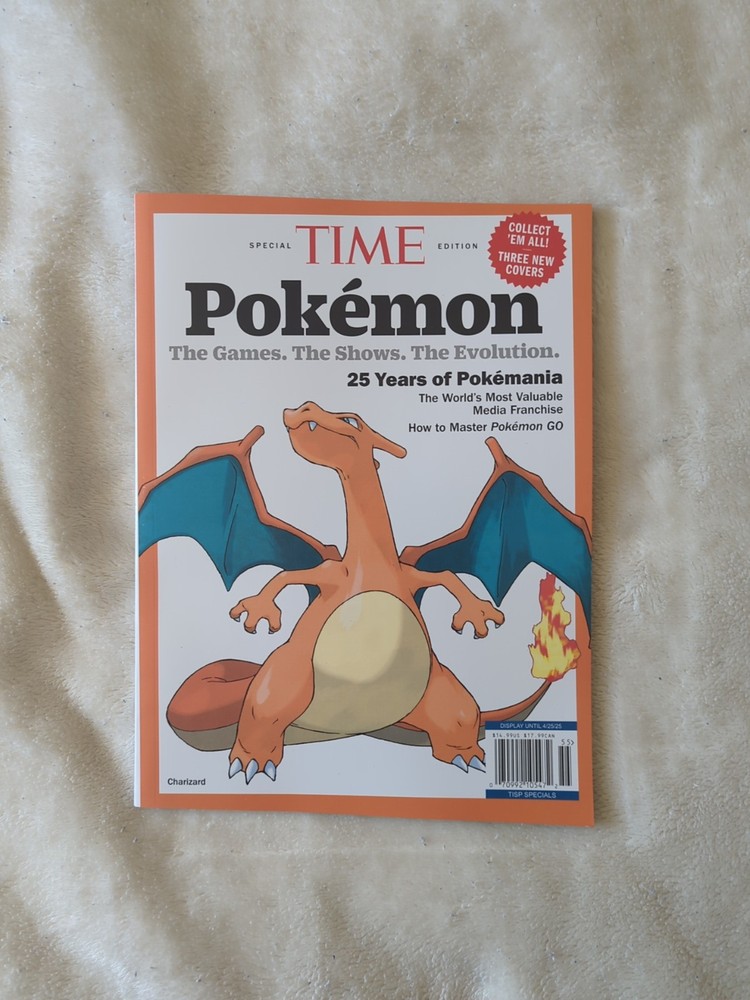 Charizard Time Magazine Special Edition Error Cover Unread Mint Condition