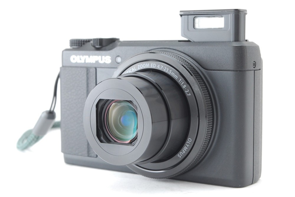 Upgrade to Near Mint Olympus Stylus XZ-10 12MP Black Digital Camera from Japan in Original Box