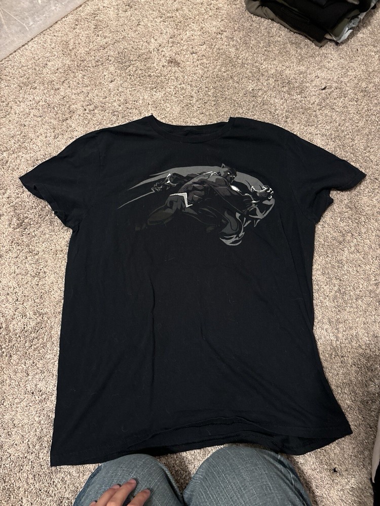 Black Panther T Shirt Large