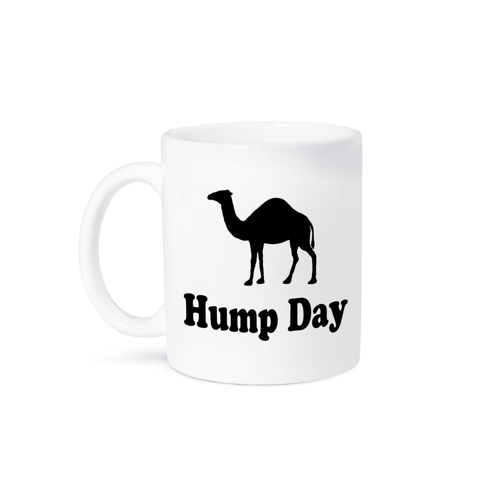 3dRose Hump Day Ceramic Coffee Mug with Funny Camel Design