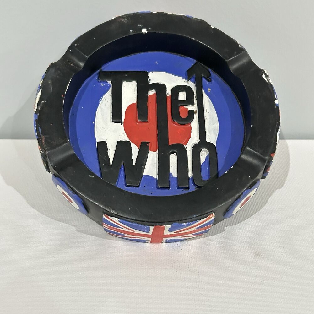 The Who Collectible Ashtray  2006 Classic Rock Band Memorabilia