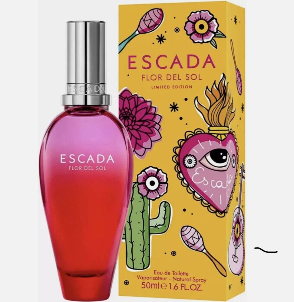 Discover ESCADA Flor Del Sol Limited Edition Eau De Toilette Spray 1.6 Fl Oz 50 ML Sealed