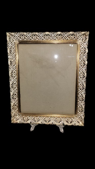 RARE Vintage Victorian 8x10 Picture Frame w/glass Gold Leaf