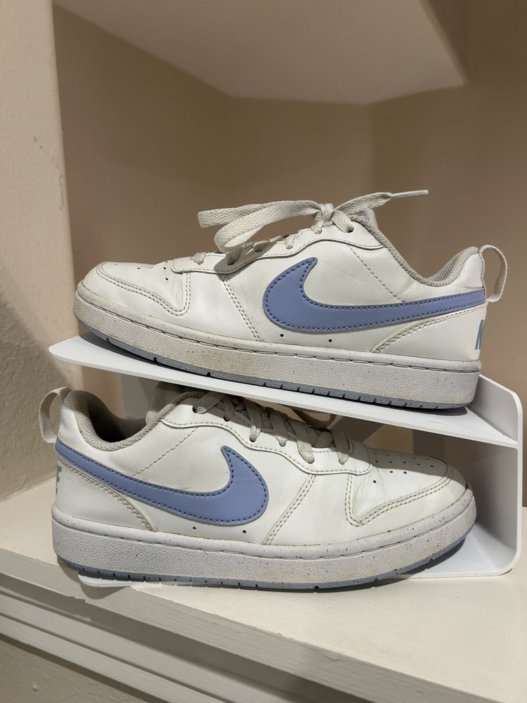 Nike Court Borough Low Shoe Recraft GS White Cobalt  DV5456-103 Youth Size  4Y