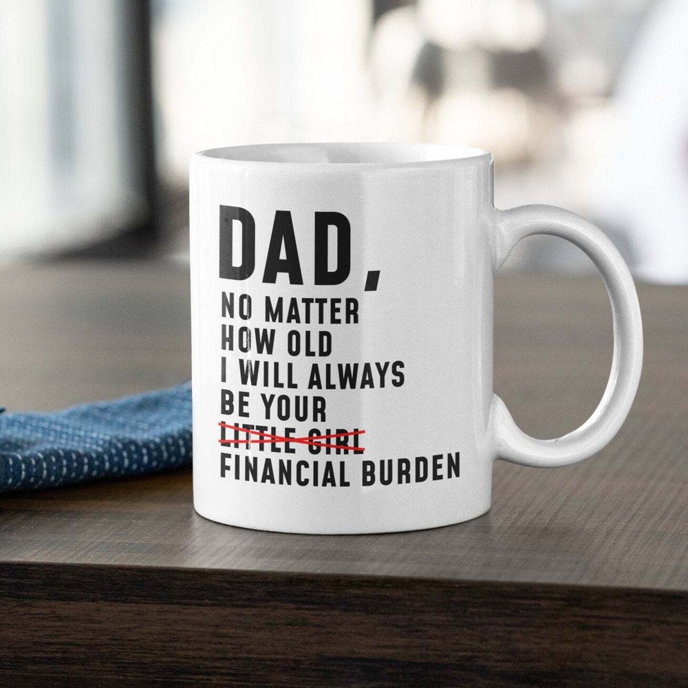 Funny Christmas or Birthday Gift for Dad from Daughter Unique Dad Present Idea  