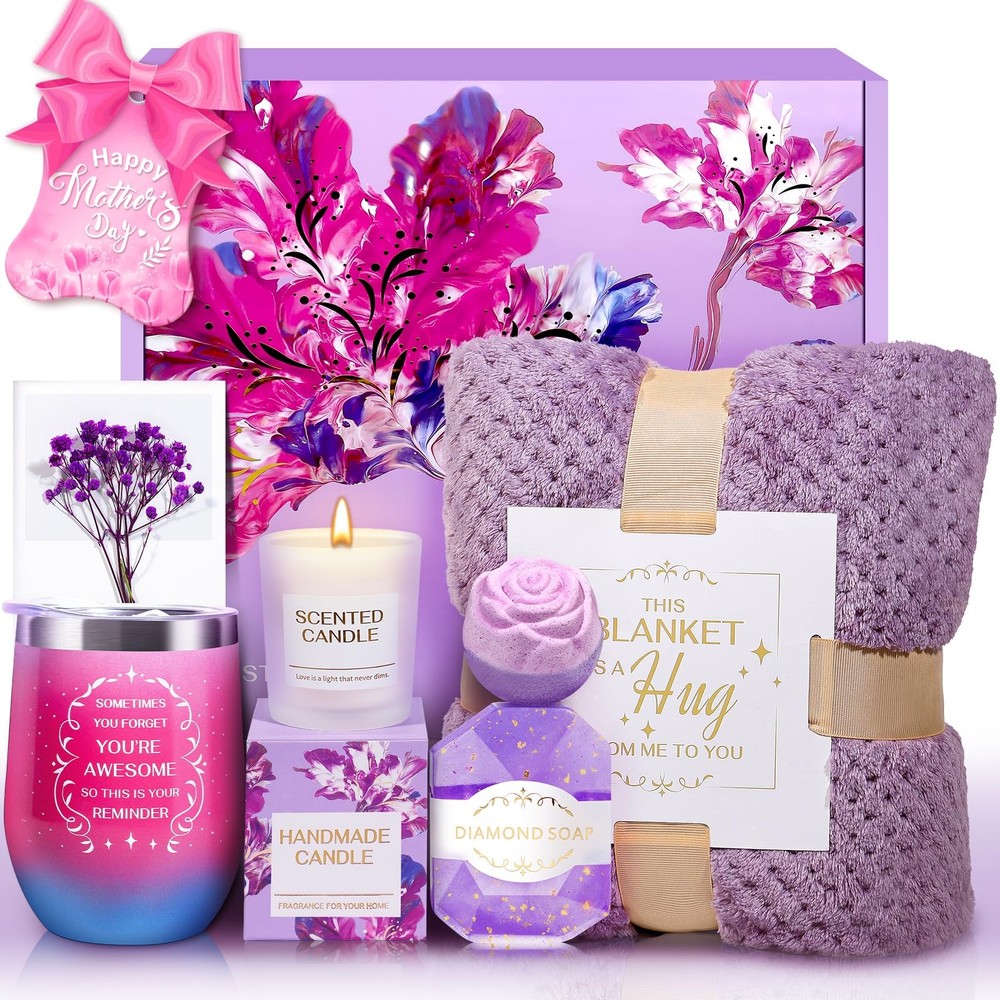 Romantic Valentine's Day Gift Basket for Her - Wife & Girlfriend Presents  -image