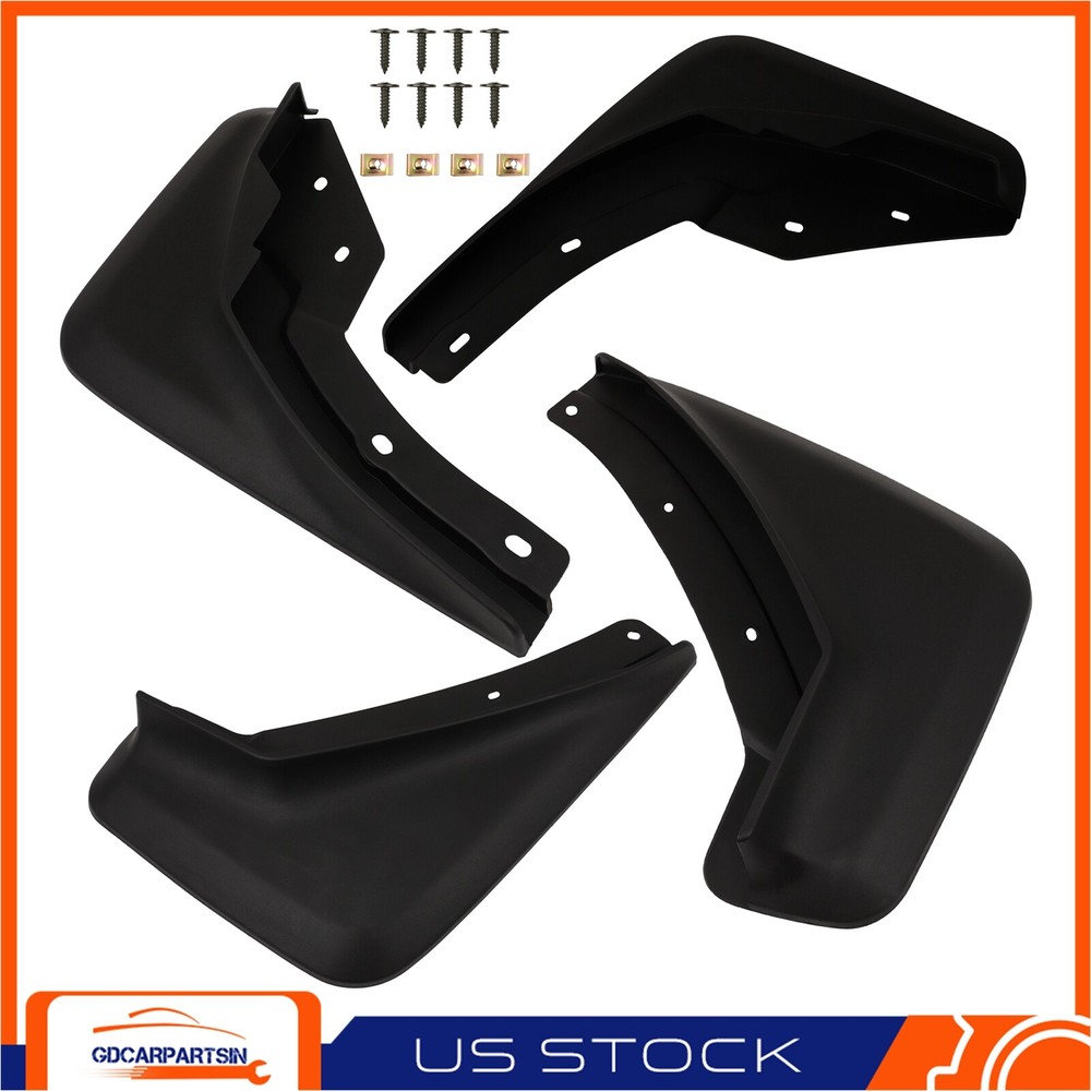 Volvo XC40 2017-2021 Black Mud Guards Fender Splash Guards w Screw Kit