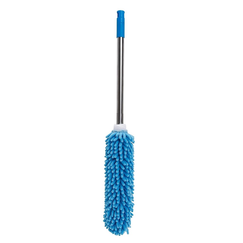 Cleaning Duster for Ceiling Fan with Long Rod | Washable & Reusable | (Blue)